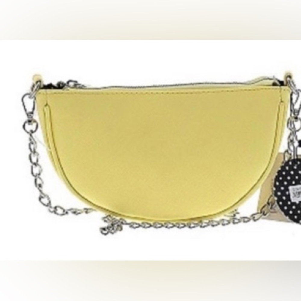 *3/$25* Yellow Chainlink Crossbody Bag